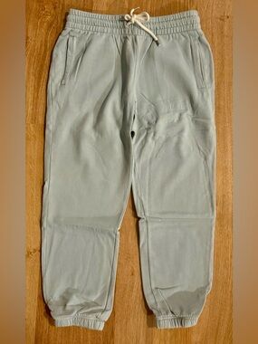 NWT GAP Light Sage Drawstring Jogger Sweatpants Sz Small Petite